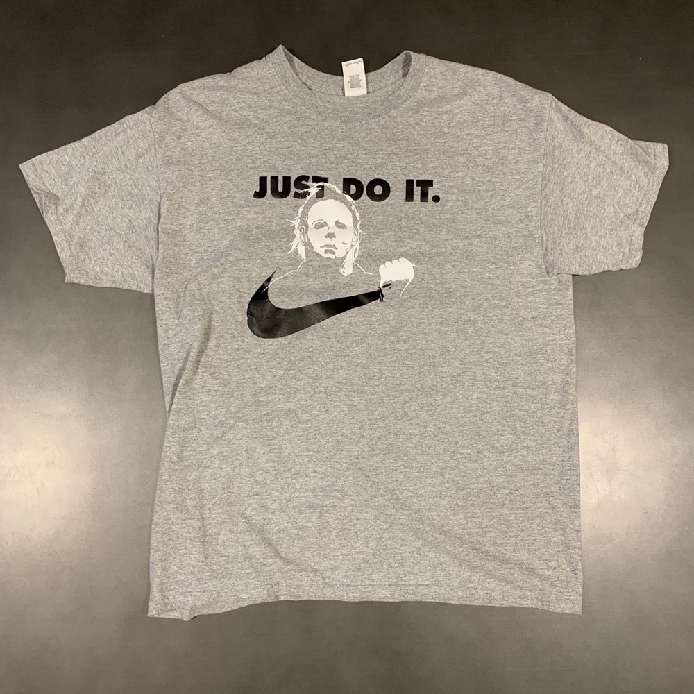Michael Myers Halloween Just Do It Men’s Large Tee